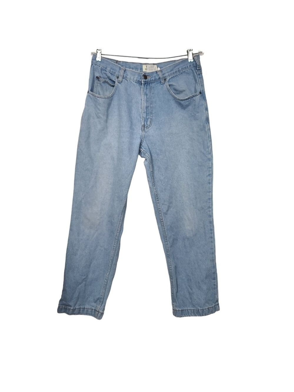 Duke Authenic Light Wash Blue High Waist Denim Jeans